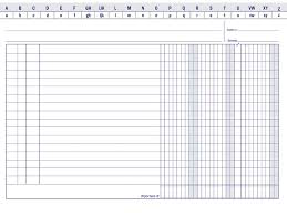 SCHEDE 3 COLONNE DARE AVERE SALDO 21x29 ORIZONTALI CONF.100PZ.