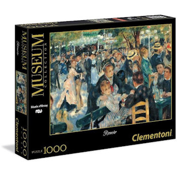 PUZZLE 1000 MUSEUM RENOIR-BAL DU MOULIN DE LA G.M. 31412 CLEMENTONI