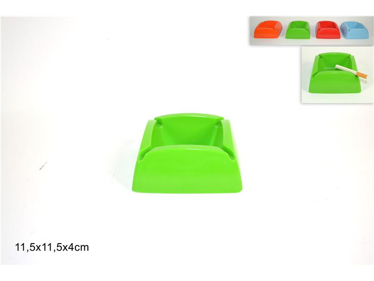 POSACENERE IN PLASTICA QUADRATO CM.12x12 DUESSE