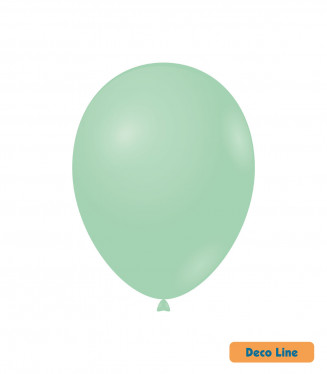 PALLONCINI DECO LINE PROFES. PASTELLO 12 POLLICI CM.30 CONF.50PZ. VERDE MENTA