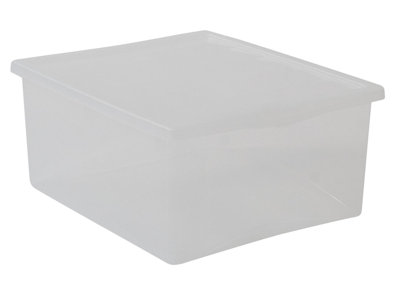 COMBI BOX SPRING M CM.42x35x18 CON COPERCHIO FISSO TRASPARENTE BELLI E FORTI