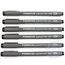 PENNARELLO STAEDTLER PIGMENT 2 NERO pezzi 10