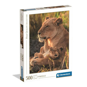 PUZZLE 500 BLUE FELINE LOVE 35615 CLEMENTONI