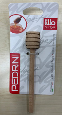 UTENSILE CUCCHIAIO MIELE IN LEGNO 17 CM. LILLO PEDRINI