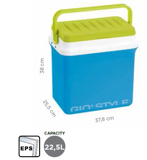 FRIGO PASSIVO LITRI 22,5 FIESTA 25 CM.38x26x38 GIOSTYLE