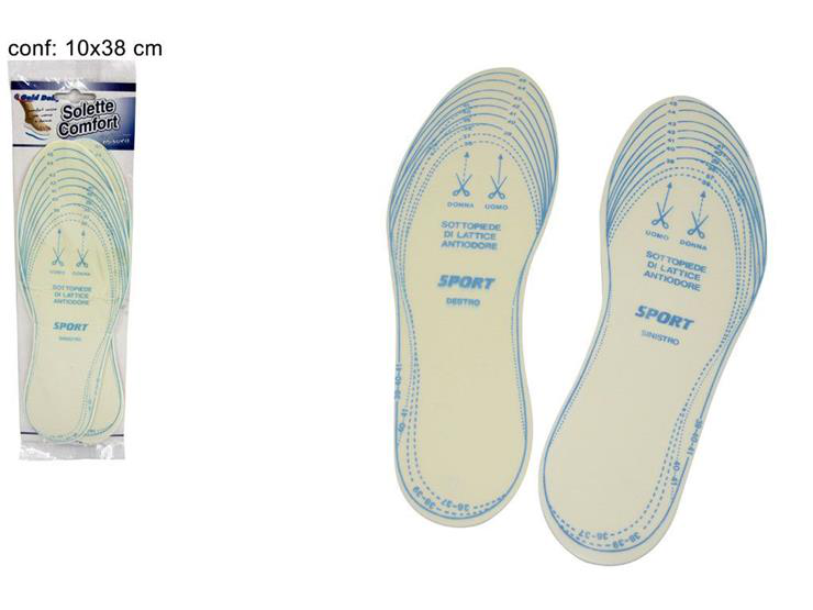 PIEDI SOLETTA SOTTOPIEDI LATTICE SPORT DUESSE