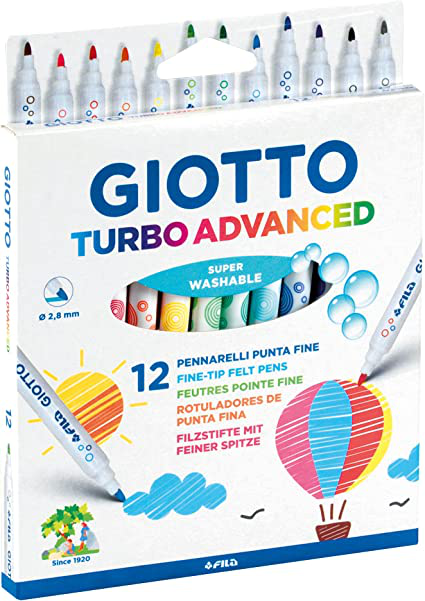 PENNARELLI TURBO COLOR DA 12 ADVANCED GIOTTO