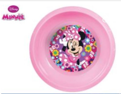 MINNIE PIATTO PLASTICA FONDO EOLD.