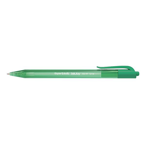 PENNA PAPERMATE A SFERA 100RT INKJOY A SCATTO VERDE pezzi 20