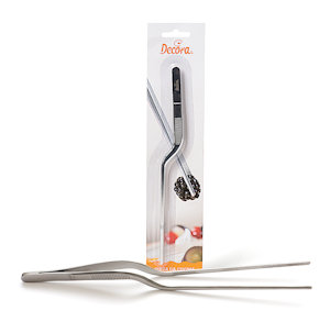 UTENSILE PINZA A BECCO IN ACCIAIO CM.21 SAGOMATA 0280300 DECORA