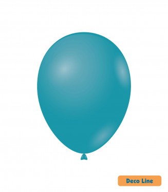 PALLONCINI DECO LINE PROFES. PASTELLO 12 POLLICI CM.30 CONF.50PZ. TURCHESE 222
