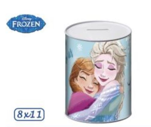 SALVADANAIO IN LATTA PERSONAGGIO FROZEN CM.11xD.8 EOLD.