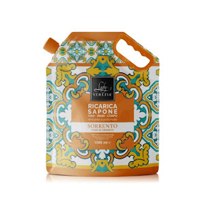 SAPONE LIQUIDO 1LT. RICARICA LADY VENEZIA SORRENTO FIORI DI ARANCIO