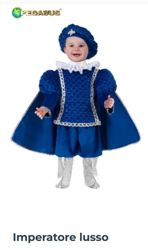 COSTUME BABY 13/18 MESI PICCOLO IMPERATORE DI PEGASUS 2105