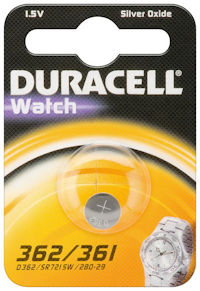 BATTERIA DURACELL CATEGORIA OROLOGI 364