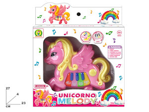 PRIME ATTIVITA' PIANOLA BABY ANIMALI UNICORNO MAZ.