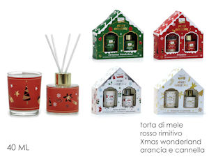 PROFUMATORE PER AMBIENTE 40ML. NATALIZIO IIN SCATOLA CASETTA REGALO 699680 GENER