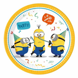 MINIONS PIATTO CM.23 IN CARTA CONF. DA 8PZ. BIGI