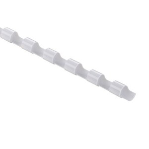 DORSETTO SPIRALE RILEGAFOGLI 8mm BIANCO CAPACITA' 40ff. CONF.100PZ. NIKOFFICE
