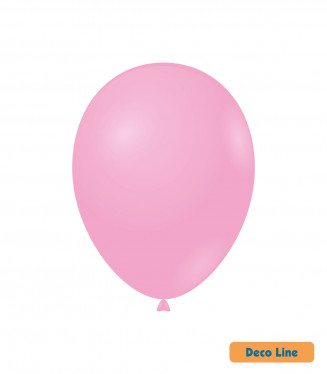 PALLONCINI DECO LINE PROFES. PASTELLO 12 POLLICI CM.30 CONF.50PZ. ROSA FLAMINGO