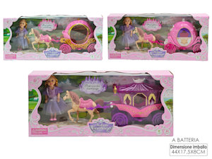 BAMBOLINA CON CARROZZA E CAVALLO 100155 GENERAL