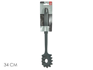 UTENSILE MESTOLO SERVISPAGHETTI IN PLASTICA CM.34 GRIGIO 727228 GENERAL