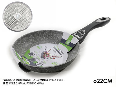PADELLA FONDO A INDUZIONE COOKSTONE CM.22 GRIGIO 652403 GENERAL