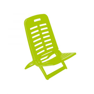 SPIAGGINA IN PLASTICA PROGARDEN PLAYA CM.37,5 x H.65 VERDE LIME