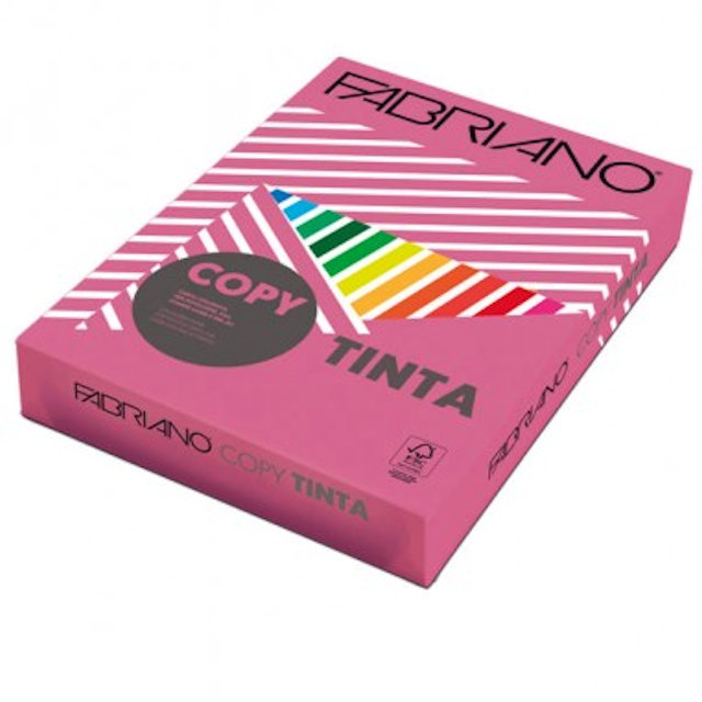 RISMA CARTA A4 160GR. FUXIA 250FF. FABRIANO 605