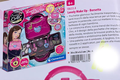 BELLEZZA CRAZY CHIC MAKE UP TROUSSE LOVELY BAG 18743 CLEMENTONI