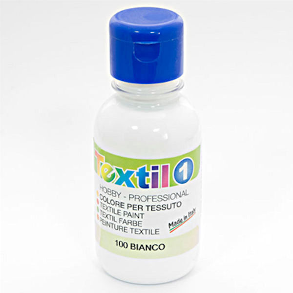 COLORE PER TESSUTO IN FLACONE 125 ML. BIANCO PRIMO