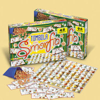TOMBOLA 48 CARTELLE DELLA SMORFIA CARTELLE CLASSICE 054 SALA