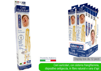 MEDICAZIONE CONI AURICOLARI CONF.2PZ. FARMALINE
