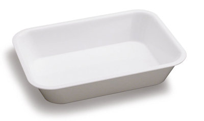 VASCHETTA IN PLASTICA CATERING CM.20x15x4 BIANCA BELLI E FORTI