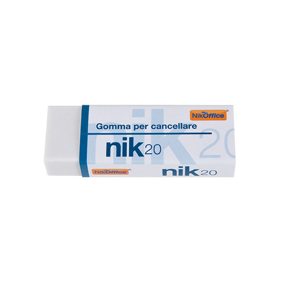 GOMMA NIKOFFICE BIANCA NIK 20 pezzi 20