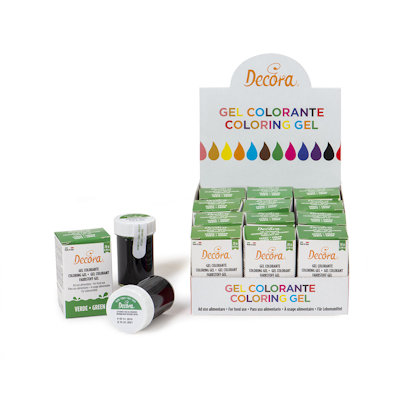 GEL COLORANTE 28G. VERDE FOGLIA DECORA