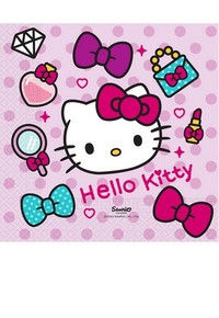 HELLO KITTY TOVAGLIOLI IN CARTA CM.33x33 CONF.20PZ. BIGIEMME