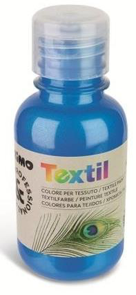 COLORE PER TESSUTO IN FLACONE 125 ML. METAL BLU PRIMO