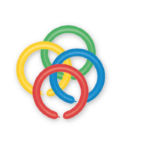 PALLONCINI 2 POLLICI MODELLABILI CM.5 ASSORTITI CONF.100PZ.