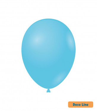 PALLONCINI DECO LINE PROFES. PASTELLO 12 POLLICI CM.30 CONF.50PZ. AZZURRO CIELO
