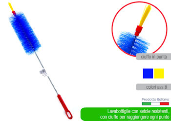 LAVABOTTIGLIE CON CIUFFO IN PUNTA IRGE CM.15