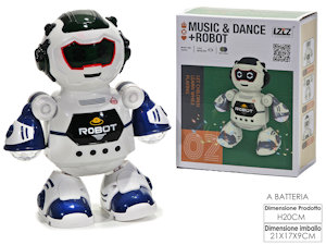 BABY GIOCO ROBOT MULTIFUNZIONI CON LUCI CM.H.20 103034 GENERAL