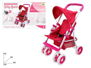 ACCESSORI NEONATO PASSEGGINO IN METALLO DOLLY SPRINT SCATOLATO MAZ.