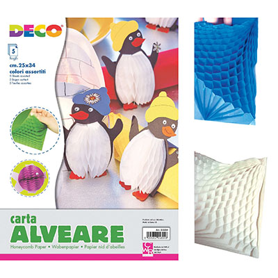 ALBUM CARTA ALVEARE 24x34 FOGLI 5 ASSORTITI CWR