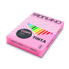RISMA CARTA A4 200GR. ROSA 100FF. FABRIANO