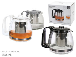 BOLLITORE PER INFUSI IN VETRO 700ML. 727274 GENERAL