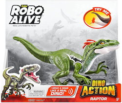 ANIMALI IN SCATOLA DINOSAURO ROBO ALIVE RAPTOR ZURU 7172