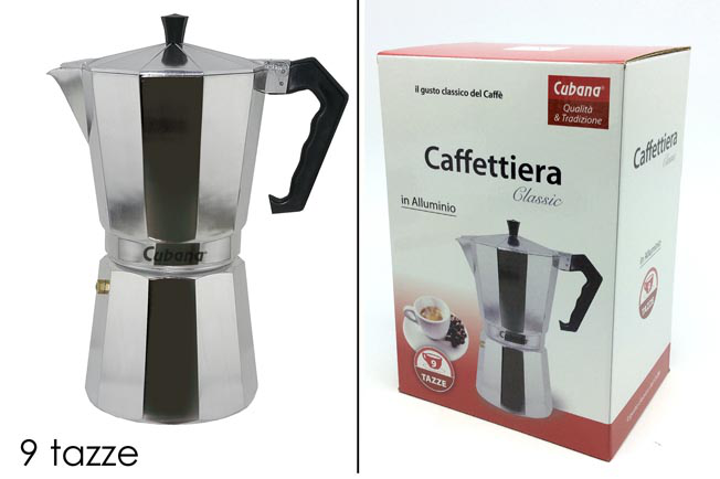 CAFFETTIERA 9 TAZZE CUBANA 726303 GENERAL