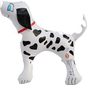 SOGGETTI GONFIABILI ANIMALI CANE DALMATA CM.50 BM007 BTX