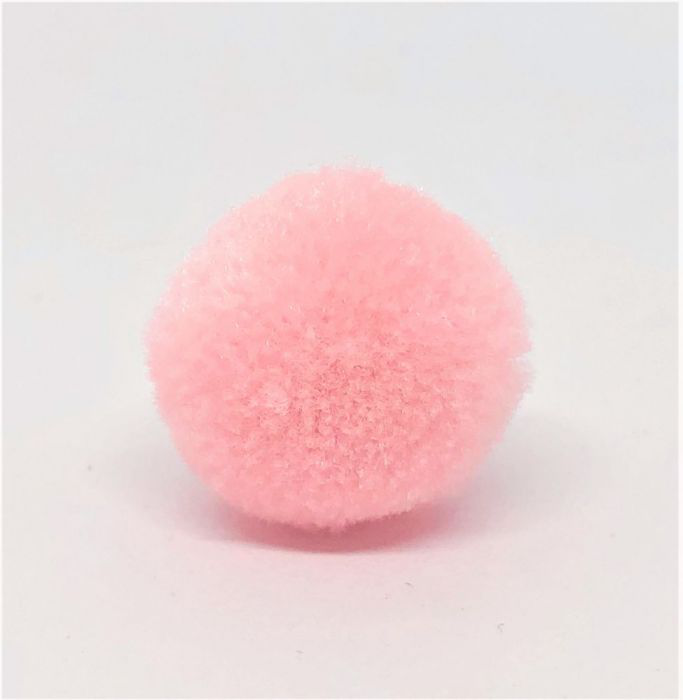 SCATOLA SOLO PON PON D.30 ROSA CONF.24PZ.